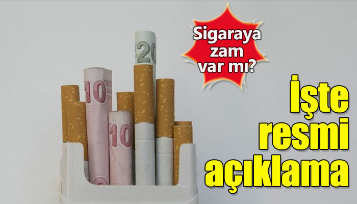 "Sigaraya 5 TL zam yapıldı" iddiasına yalanlama geldi
