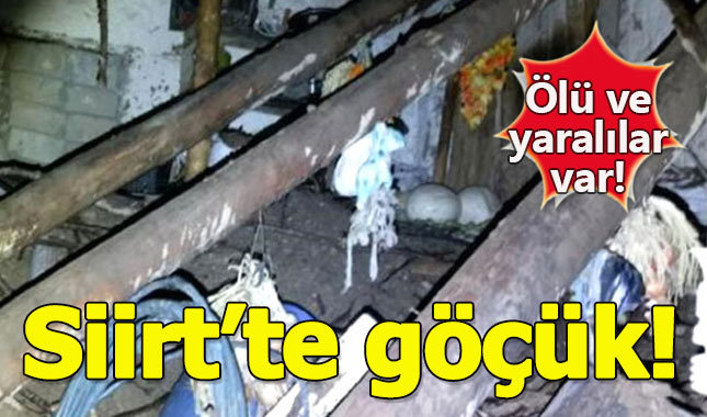 Siirt'te bir evde göçük:3 Ölü, 5 Yaralı