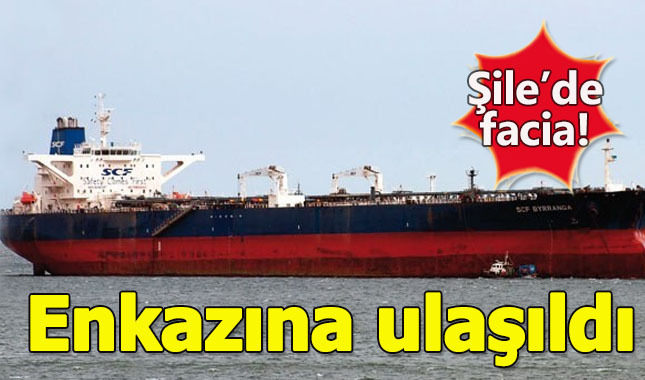 Şile açıklarında batan geminin enkazına ulaşıldı