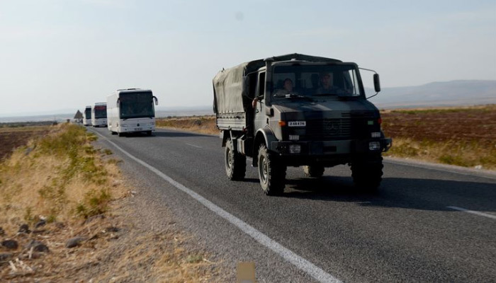 Sınıra asker desteği devam ediyor
