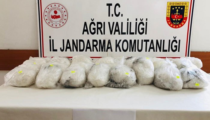 Sınırda 6,4 milyon liralık uyuşturucu ele geçirildi