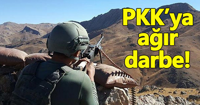 Şırnak'ta PKK'ya ağır darbe