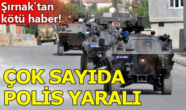 Şırnak'ta zırhlı araç devrildi: 8 polis yaralı