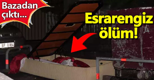 Şişli'de bazanın içinden ceset çıktı