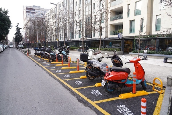 Şişli'de 1000 motosiklet kapasiteli park alanları yapılıyor
