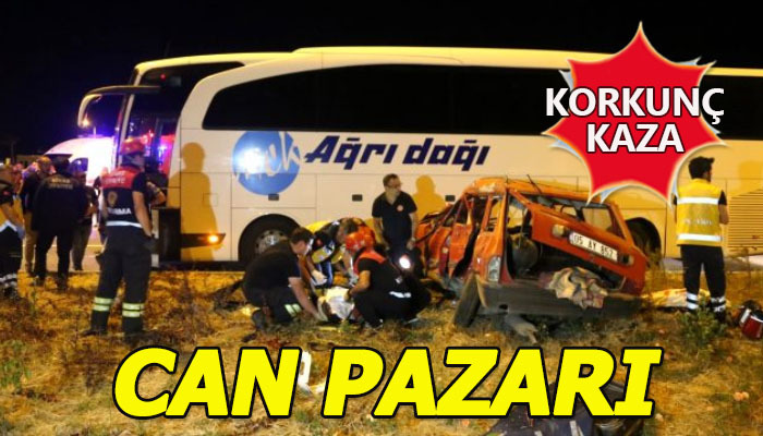 Sivas'ta korkun kaza