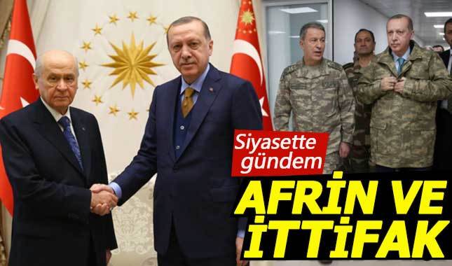 Şubat ayında siyasetin gündemi Zeytin Dalı ve ittifak