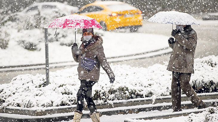 Soğuk Hava Alarmı! İstanbul'da Kar Yağışı Başladı