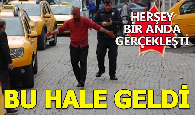 Sokak ortasında kanlar içinde kaldı