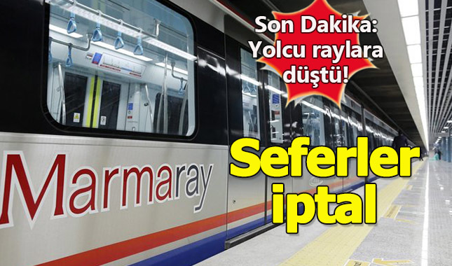 Marmaray çalışıyor mu seferleri iptal mi?