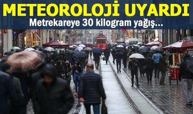 İstanbul'da yağmur saat kaçta başlayacak ne zaman duracak?