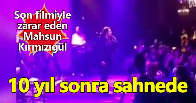 Son filminde zarar eden Mahsun Kırmızıgül, sahnelere döndü!