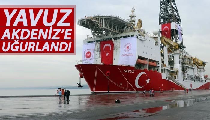 Sondaj gemisi Yavuz, Kıbrıs'a doğru yola çıktı