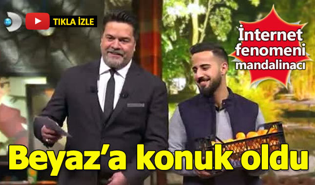 Sosyal medya fenomeni mandalinacı Beyaz Show'da