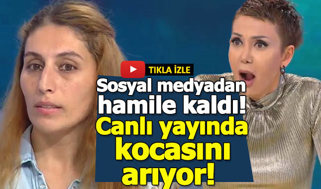 Sosyal medyadan hamile kaldı canlı yayında çocuğunun babasını arıyor