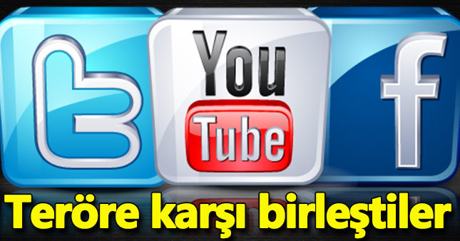 Sosyal medyanın devleri teröre karşı birleşti