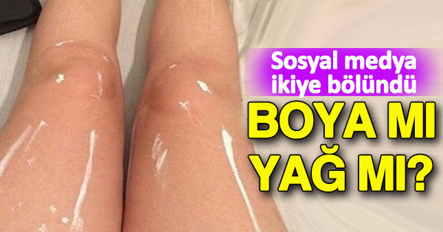 Sosyal medyayı ikiye bölen "Parlayan Bacaklar"
