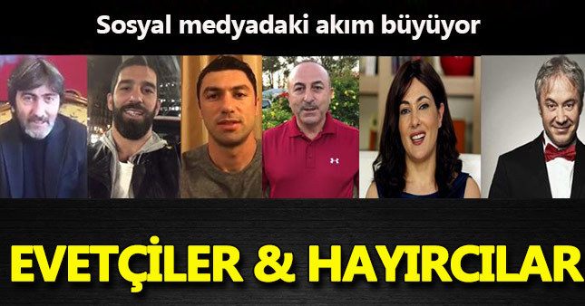 Sosyal medyayı ikiye bölen referandum oylaması