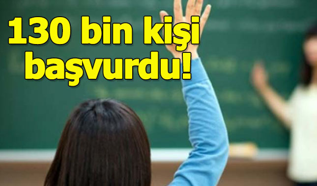 Sözleşmeli öğretmenliğe 130 bin kişi başvurdu