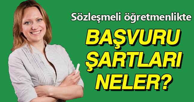 Sözleşmeli öğretmenliğin başvuru koşulları belli oldu