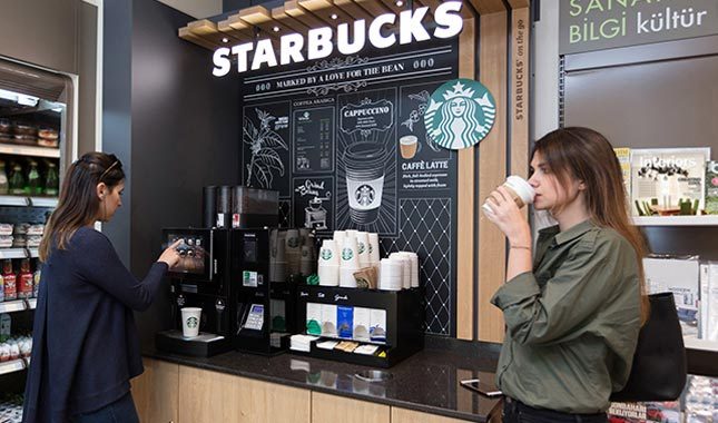 Starbucks'ın Türkiye mağazalarında self servis dönemi
