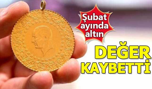Şubat ayında değer kaybeden altın, yatırımcısını üzdü