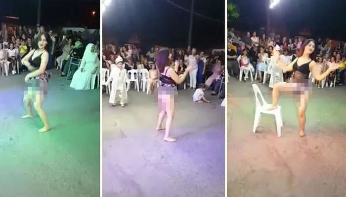 Sünnet düğünündeki o dansöz gözaltına alındı