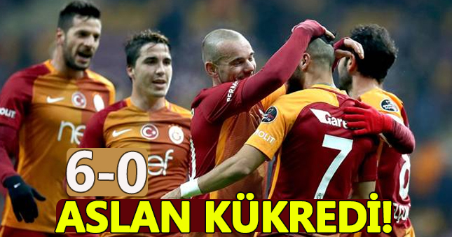 Süper Lig'de Galatasaray, Akhisar Belediyespor'u 6-0 yendi