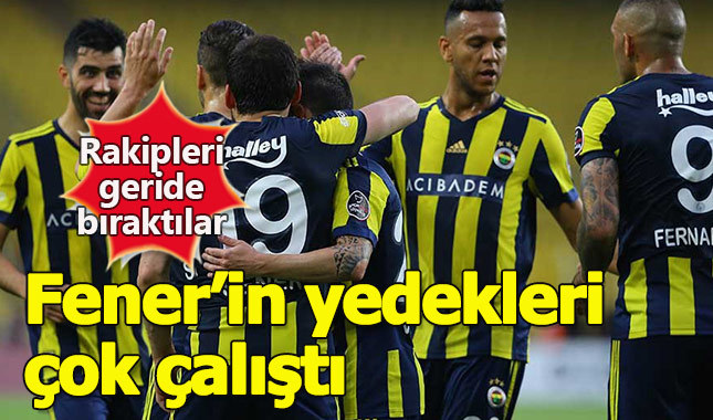 Süper Lig'in en golcü yedekleri Fenerbahçe'de