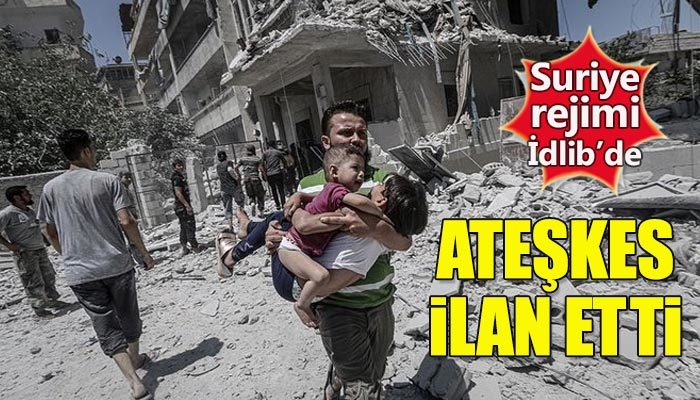 Suriye İdlib'de ateşkes ilan etti
