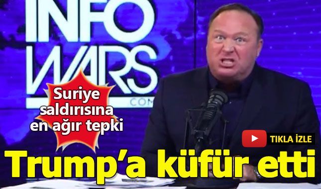 Suriye saldırısı sonrası Amerikalı gazeteciden Trump'a küfür!