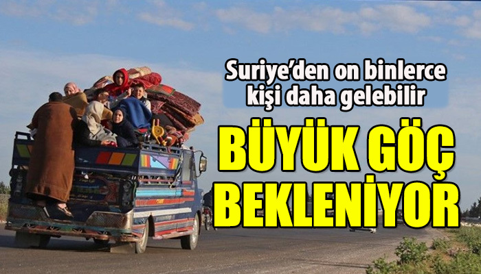 Suriye'de bir kez daha toplu göç yaşanabilir