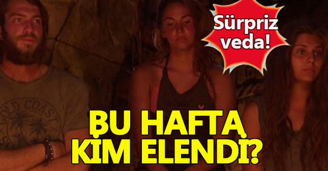 Sürpriz veda! Survivor'da bu hafta kim elendi?