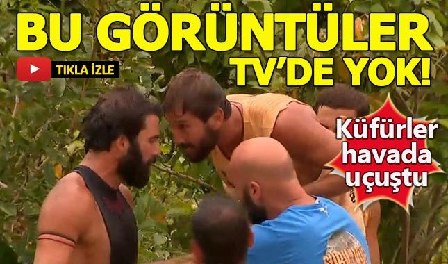 Survivor Turabi Adem kavga görüntüleri (TV'de yok)