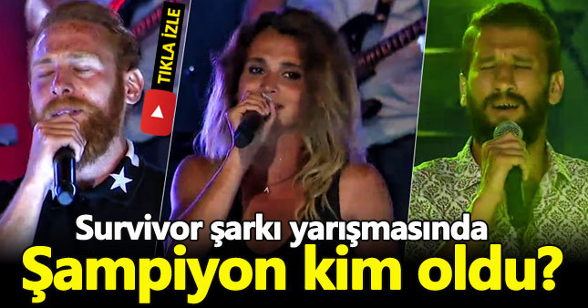 Survivor şarkı yarışmasını kim kazandı? Birinci kim oldu?