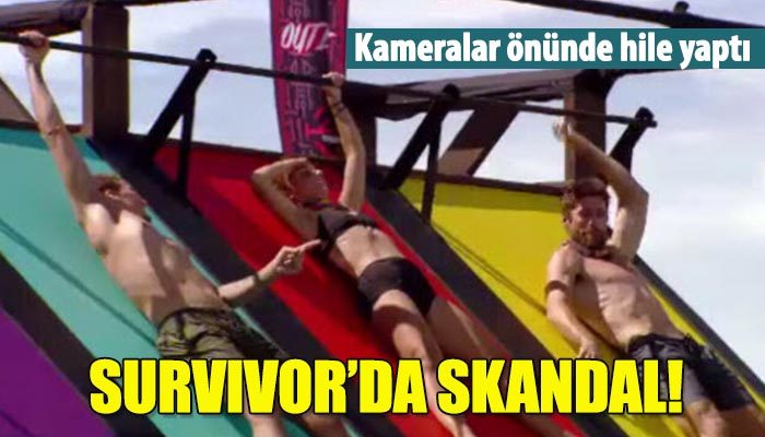 Survivor yarışmacısı kameralar önünde hile yaptı