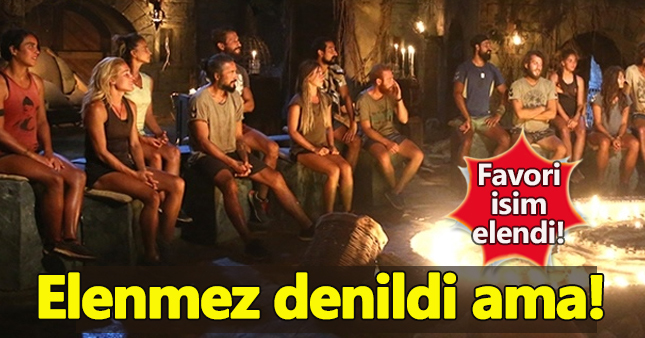 Survivor'da beklenmedik eleme oldu