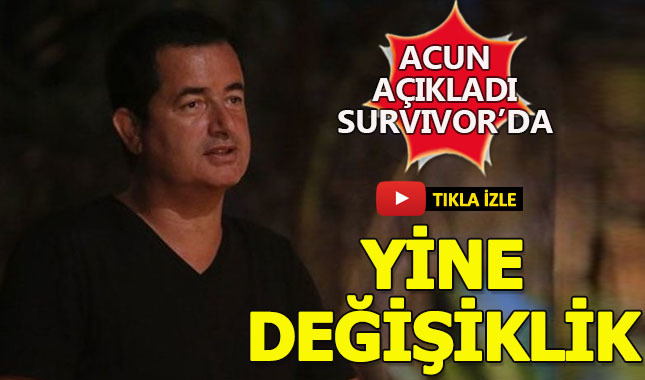 Survivor'da bir değişiklikte kullanılan oylar konusunda geldi!