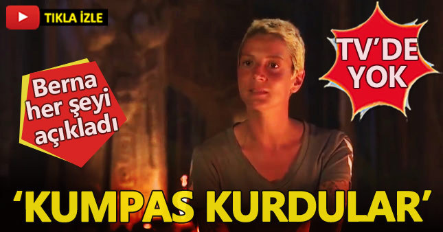 Survivor'dan elenen Berna Öztürk'ten bomba itiraflar!