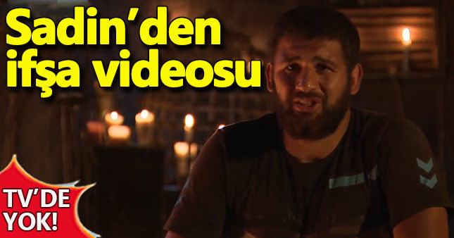 Survivor'den elenen Sadin'den ifşa videosu