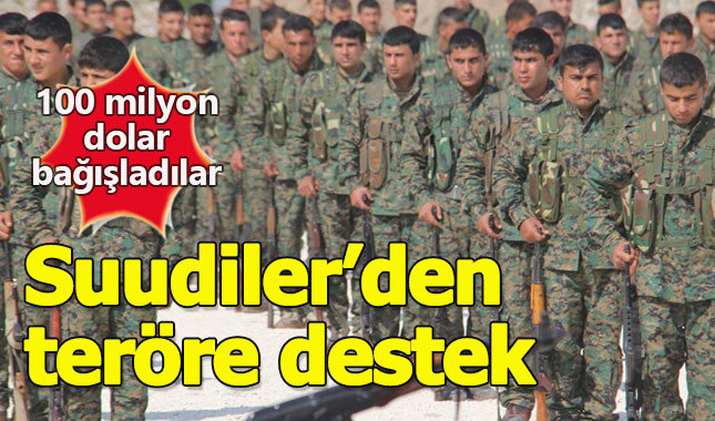 Suudi Arabistan'dan PKK'ya para desteği