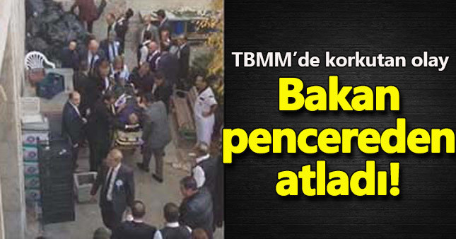 TBMM'de korkutan olay