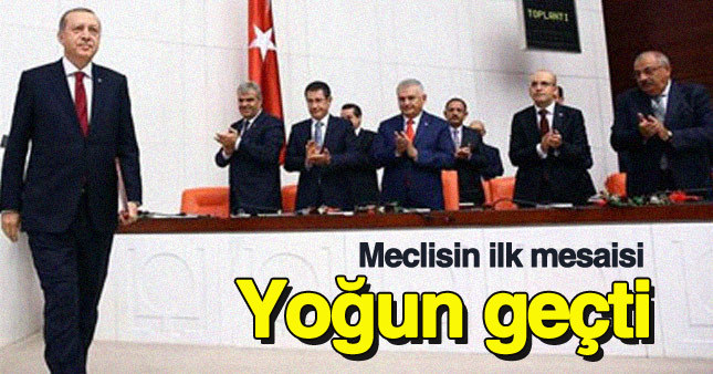 TBMM’de yeni dönemin ilk mesaisi yoğun geçti