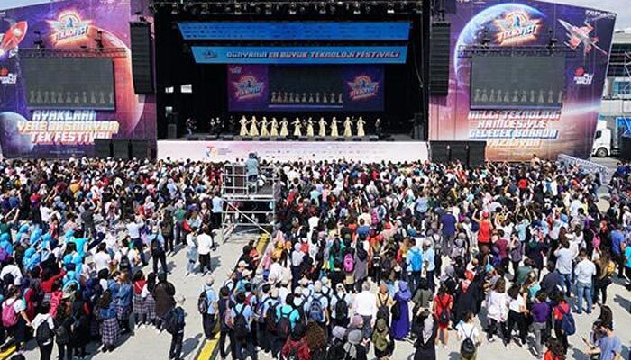 TEKNOFEST'in ziyaretçi sayısı bir milyonu aştı
