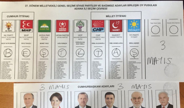 TFF'ye kızan Beşiktaşlı taraftarlar hıncını oy pusulasından aldı