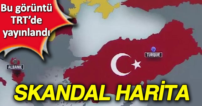 TRT, Trakya'yı Türkiye haritasından sildi