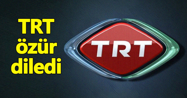 TRT muhabiri skandal söz için özür diledi