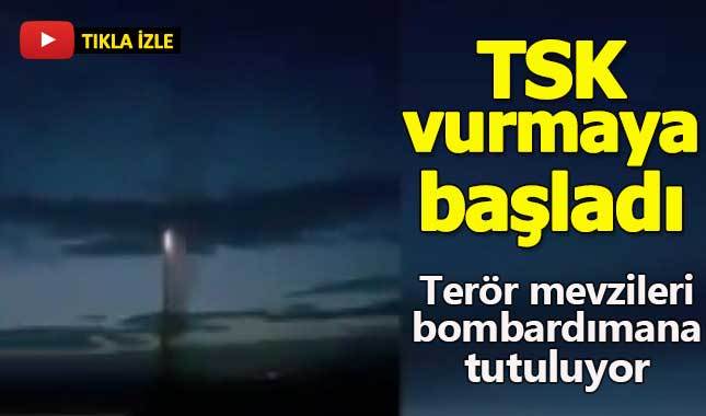TSK, Afrin'i bombardımana tuttu
