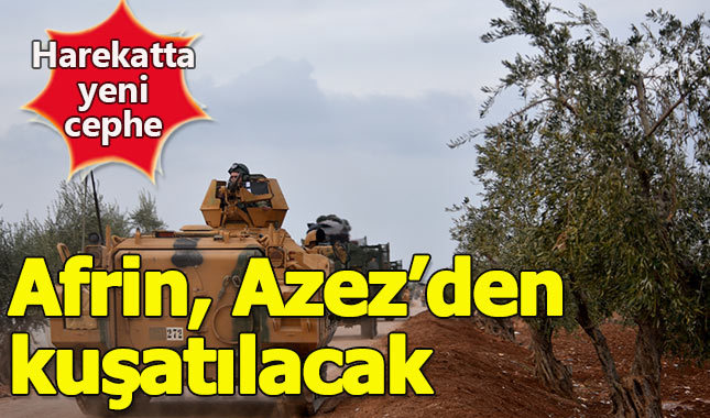 TSK, Azez üzerinden Afrin'e operasyon başlattı - Azez nerede?