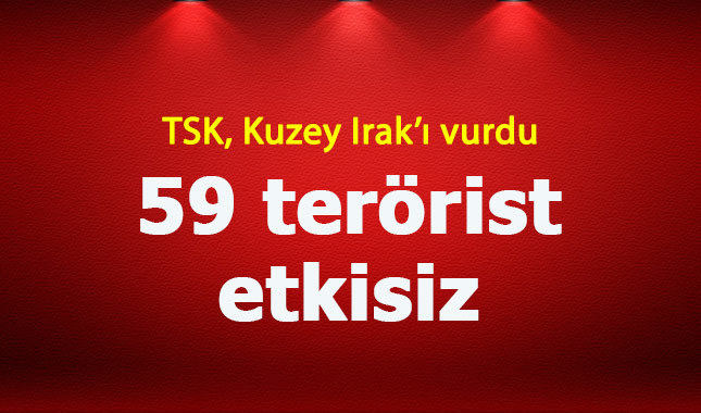 TSK Hakurk'u vurdu, 14 terörist etkisiz